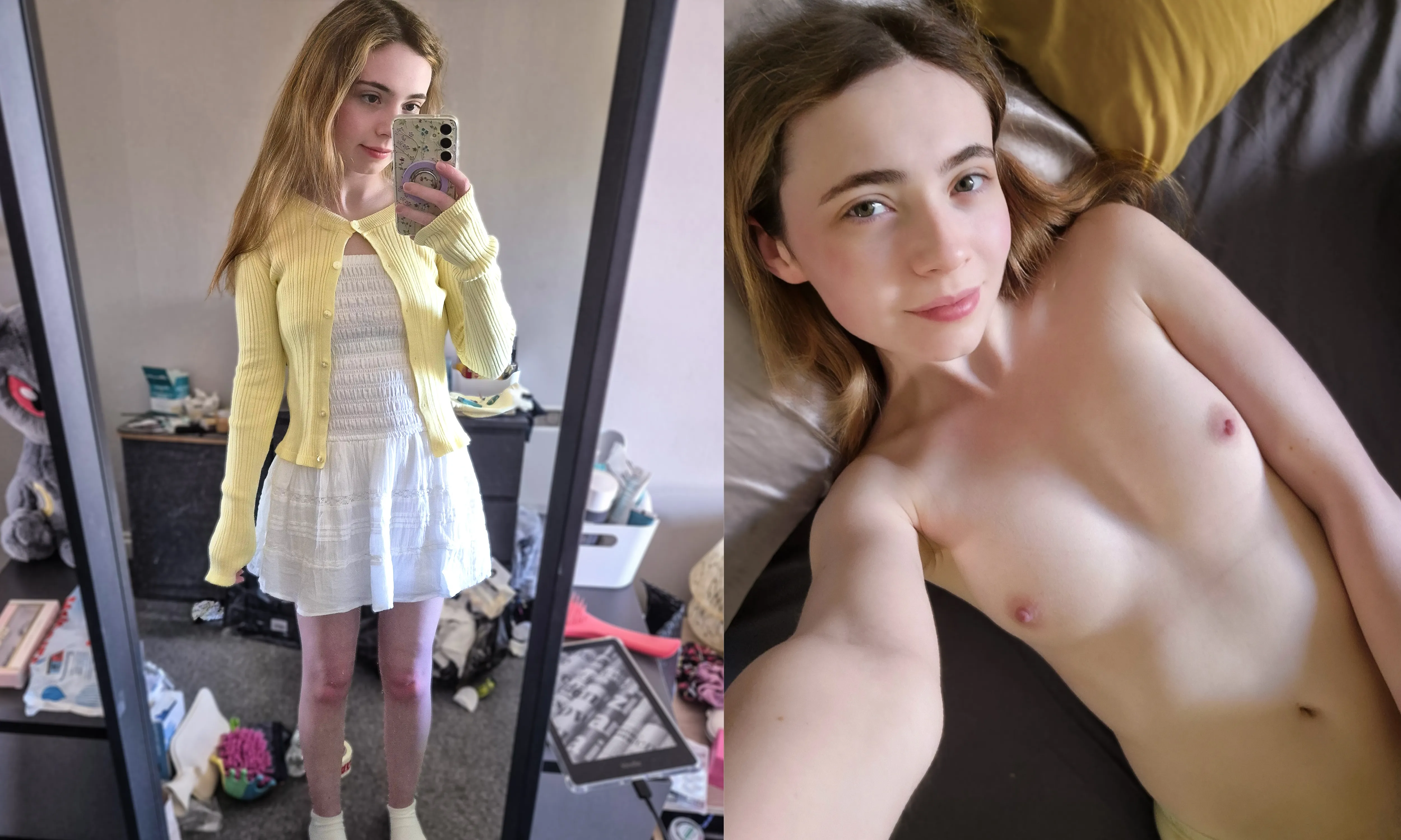 Cute selfies vs slutty selfies🤭