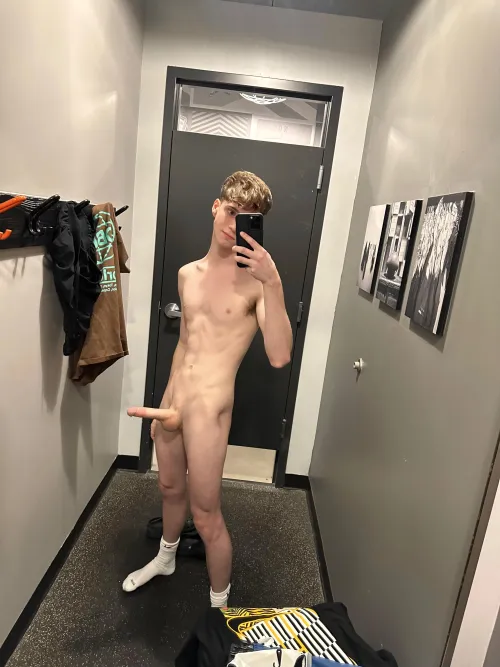 Distracted in the Dressing Room ;)