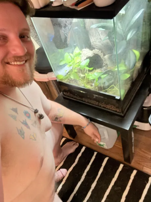 Just checking on the Vivarium! 🌱🍃🌳