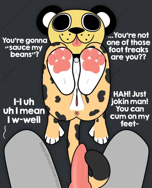 Lucky you, the school mascot is into it... (LewdSheepy1)