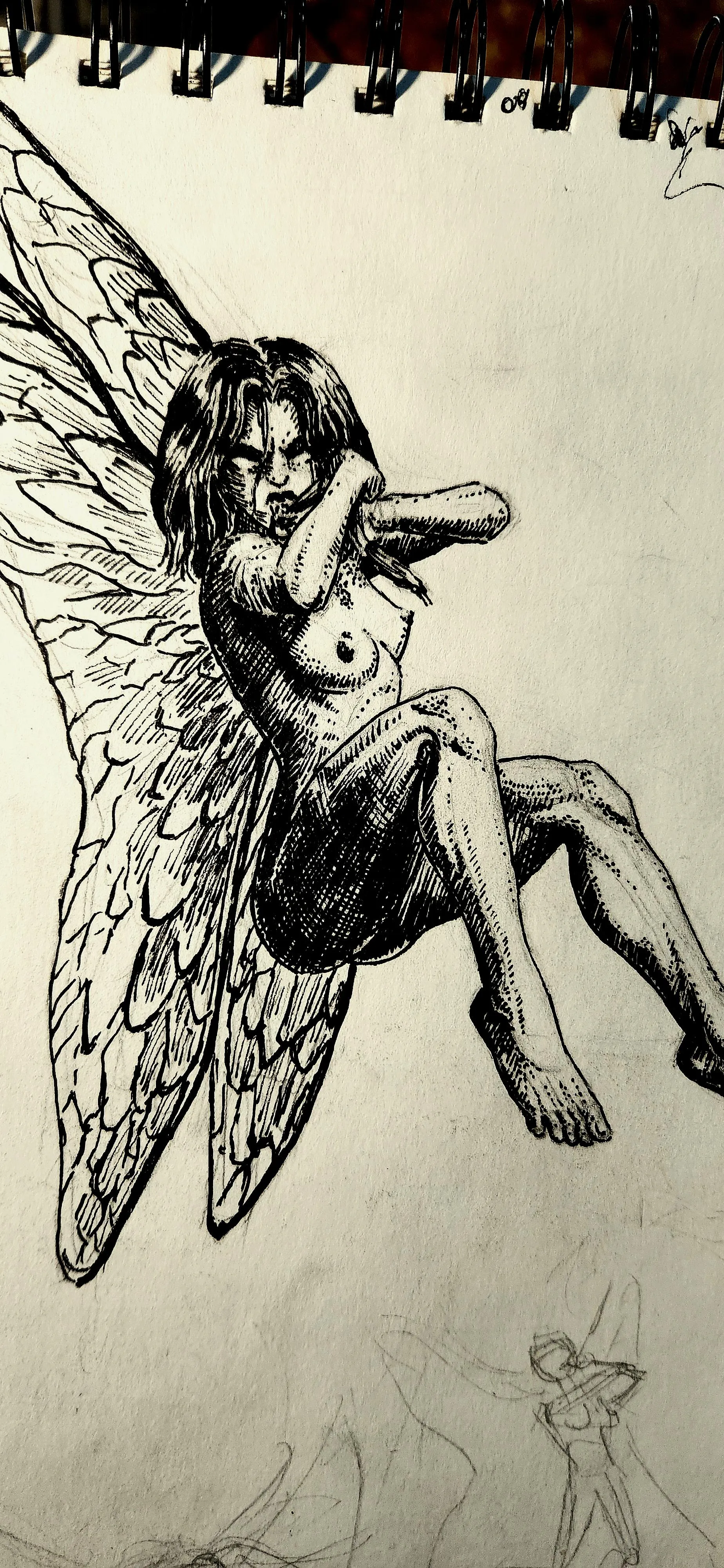 pen and ink on paper by me