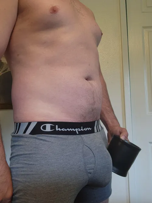 This is how daddy wakes you up when you've been good 😘