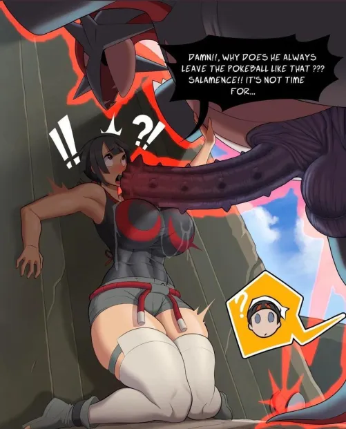 Always remember to relieve your Salamence early and often to avoid situations like this. Or not ;) (Maruzyruken)