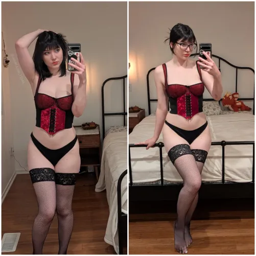 Hair and glasses change the look a lot! Which is your favorite?