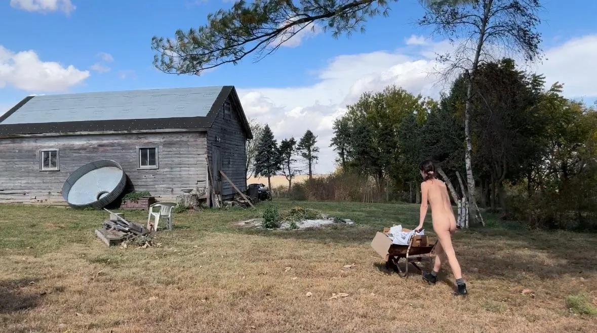 How do you make chores more fun? Get naked of course!