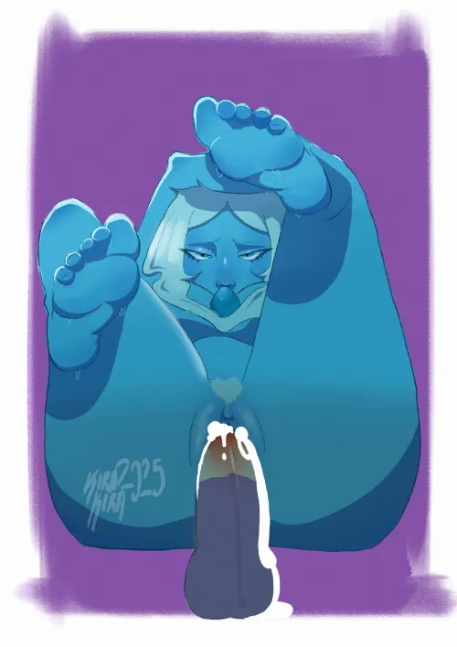 The blue goddess herself blue diamond (InkiraKira_)