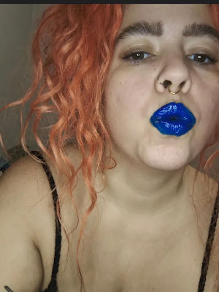 A blue kiss?