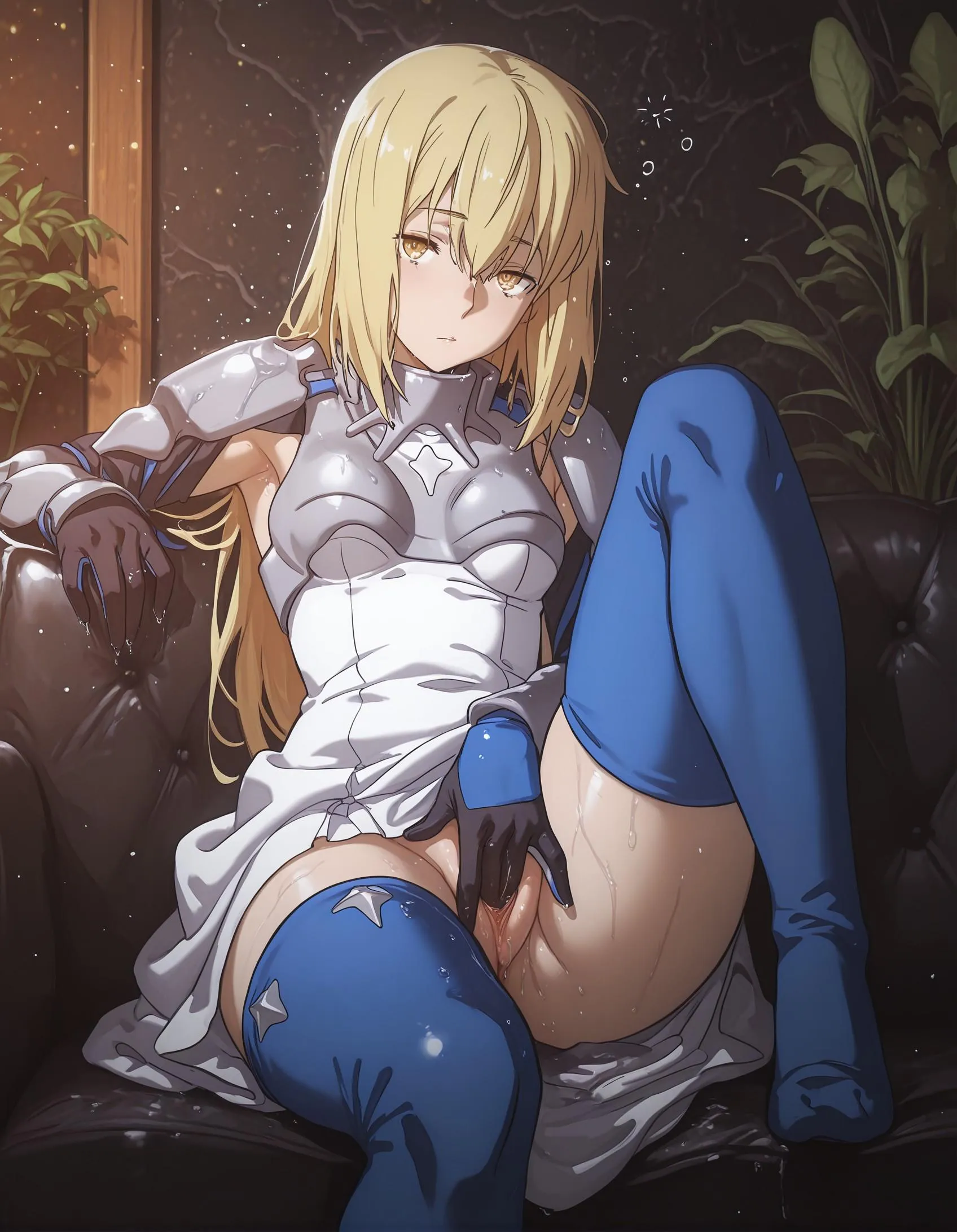 Aiz Wallenstein caught loving herself