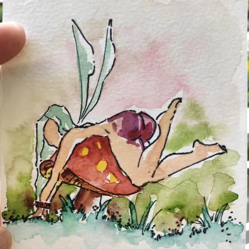 Because I like painting purple-blue-red ass :)