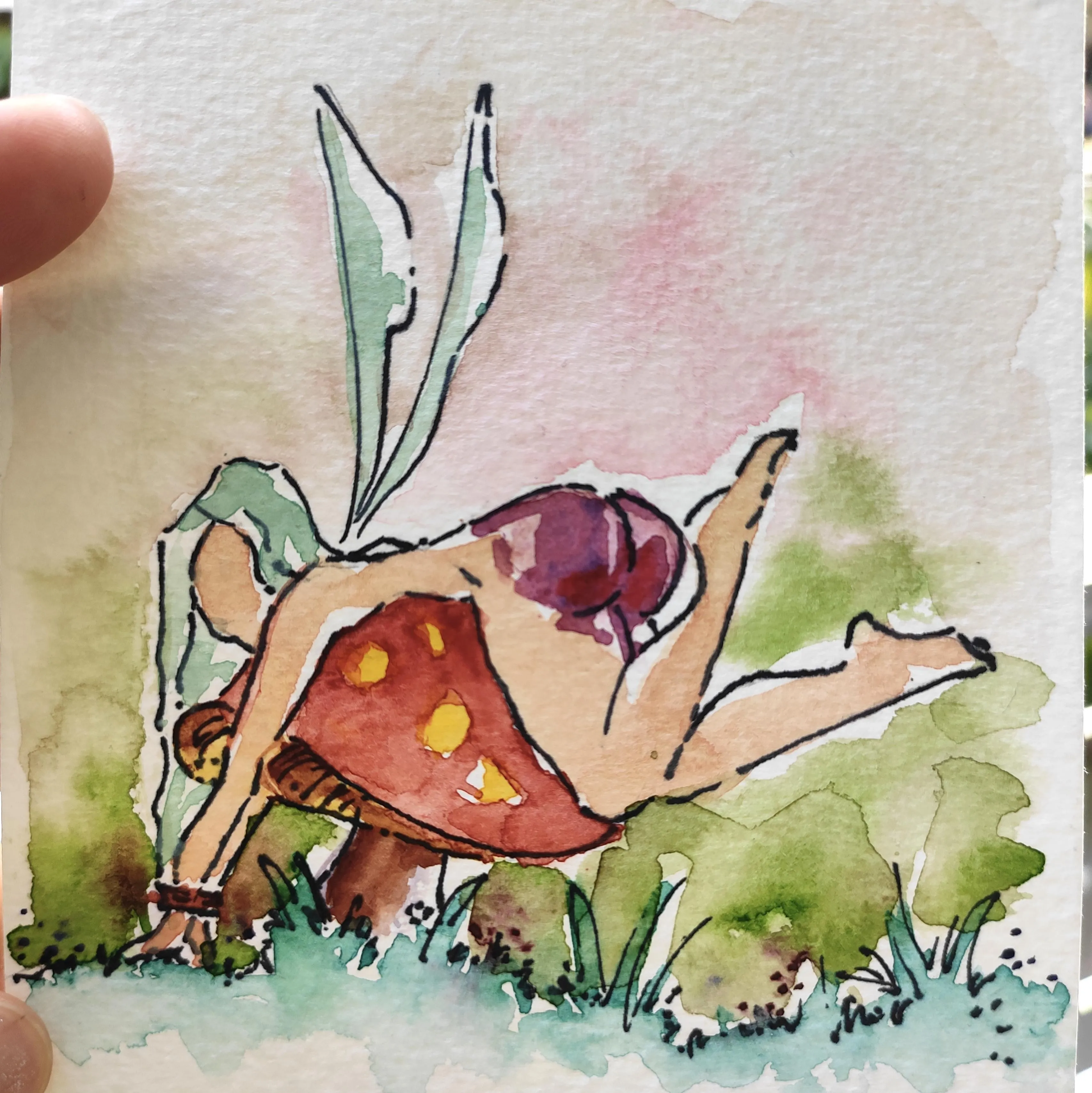 Because I like painting purple-blue-red ass :)