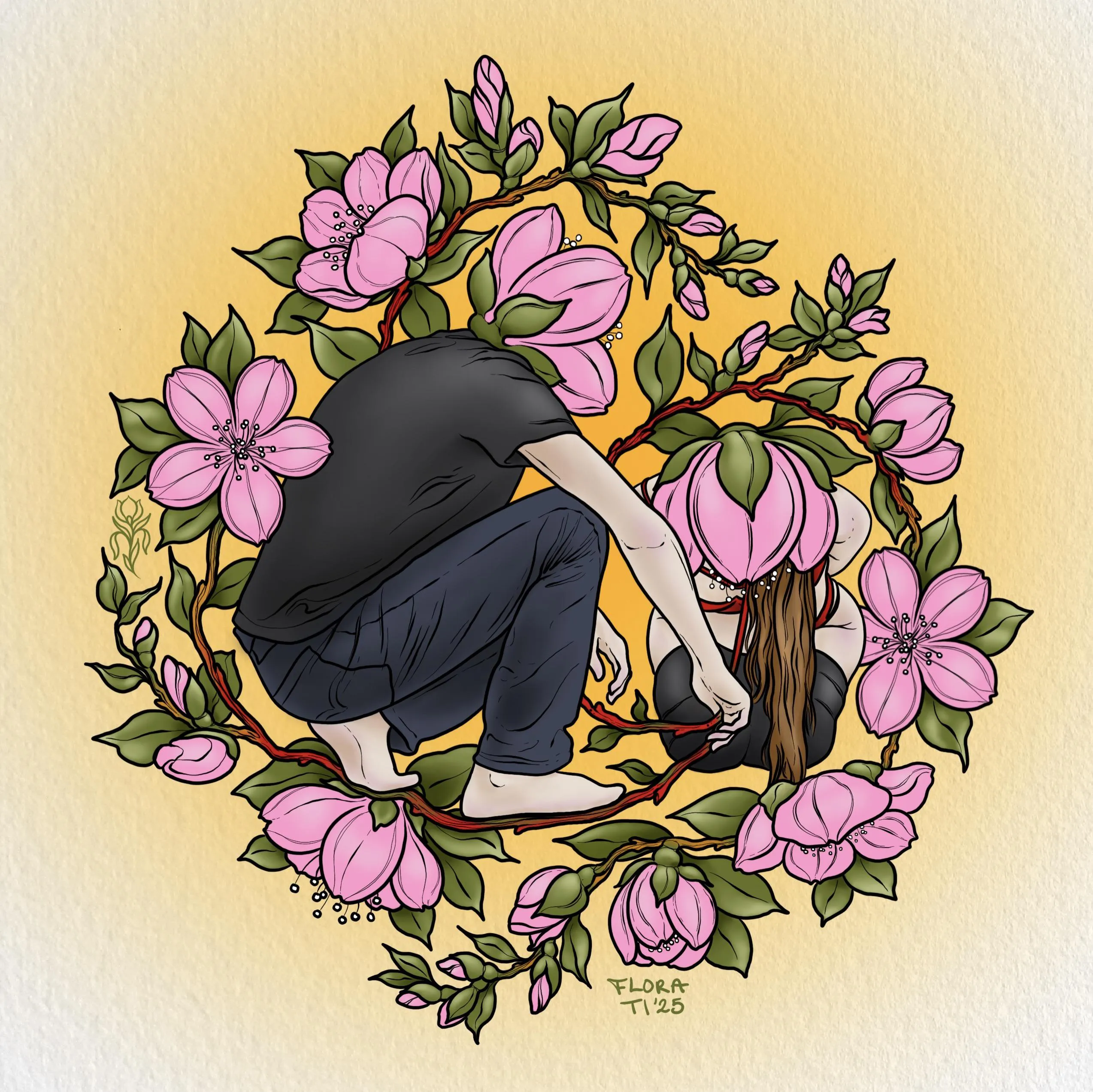 Gifts, an illustration of trust, surrender, & connection