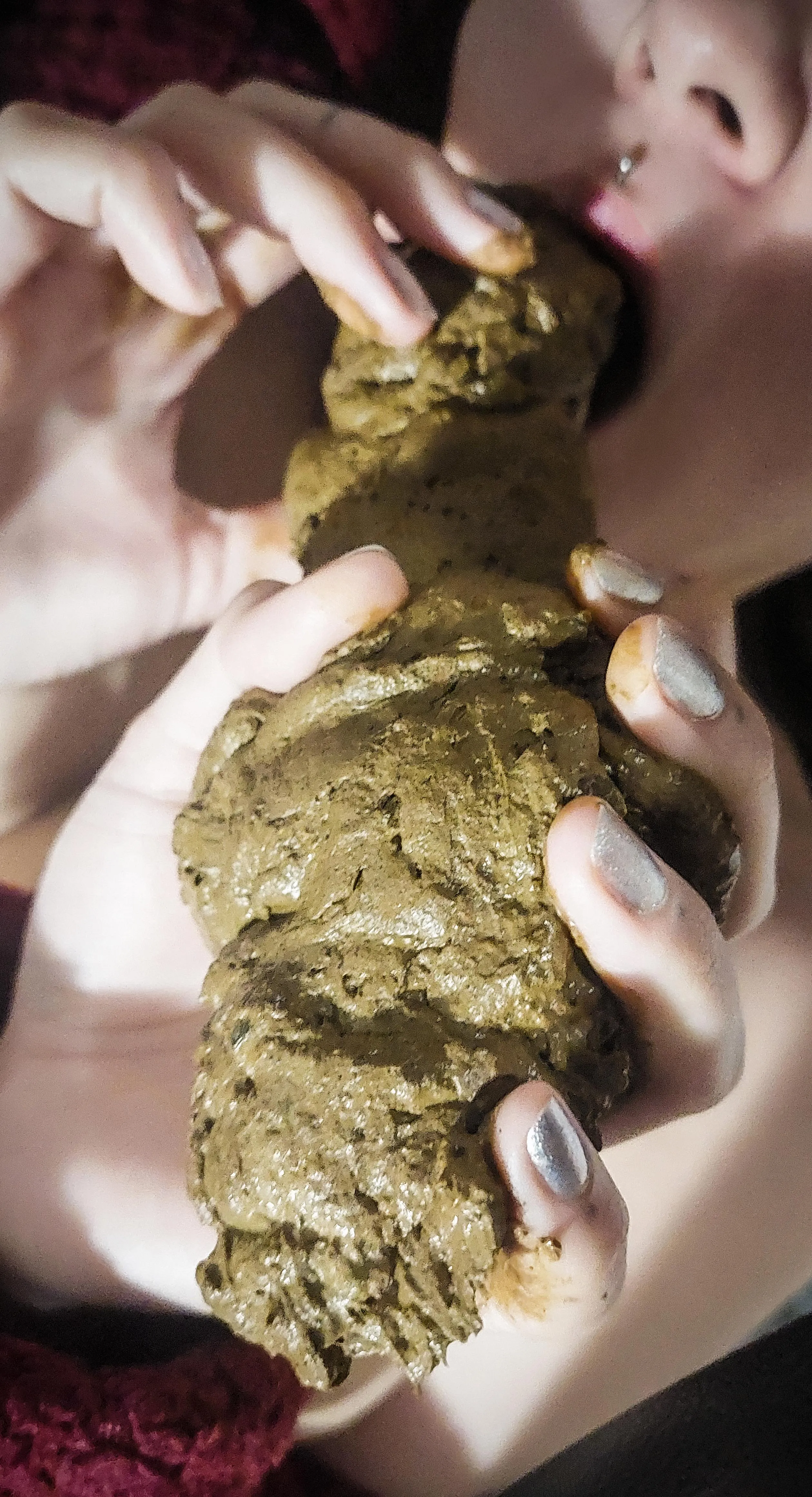 this is the biggest poop I've tried to eat