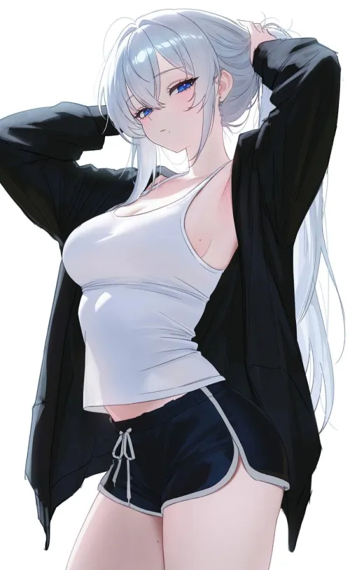 White Hair Girl [Original]
