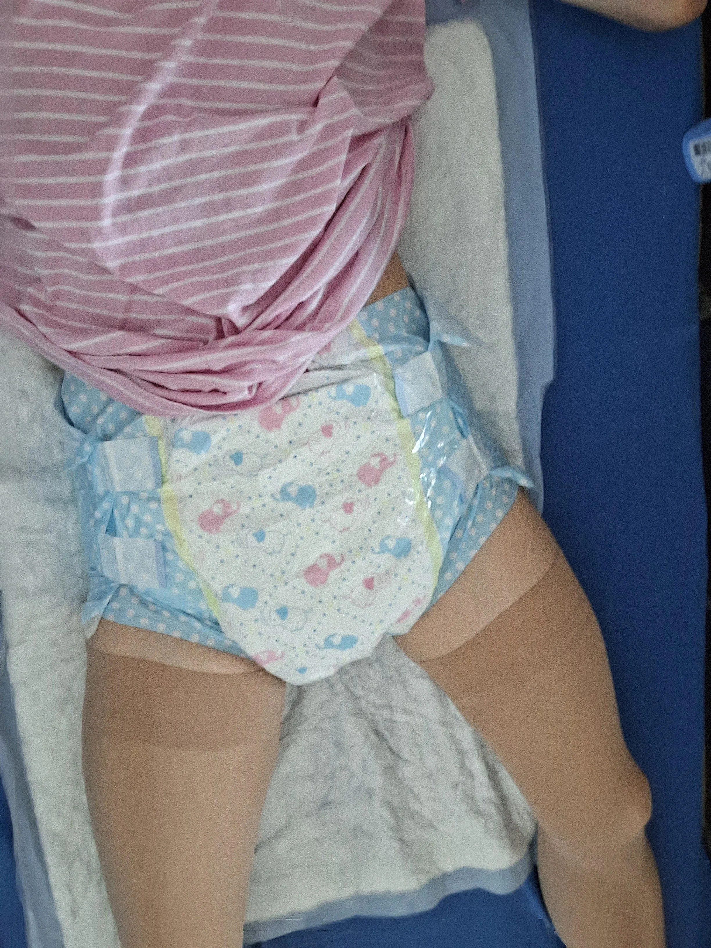 [24] I am sick and weak, but my diaper ensures that I get the rest and recovery I need.
