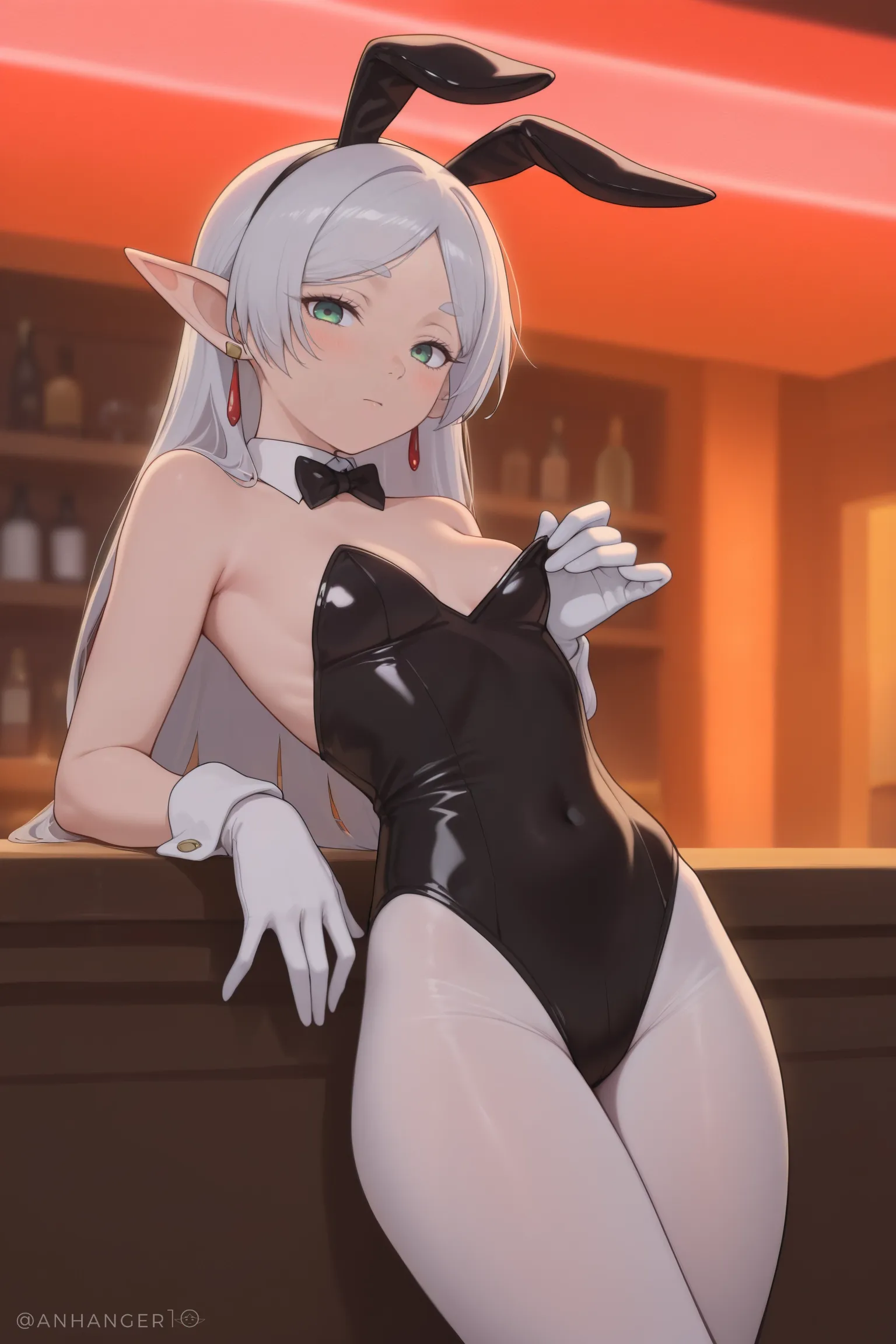 Bunnysuit Frieren for Easter (OC)