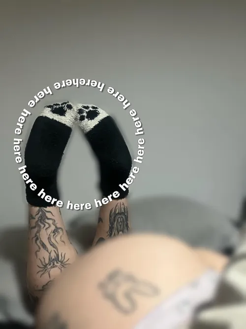 ⛓️Calm down, beta. You're safe looking at my socks.😇