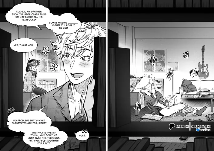 just your average uni study date 📚 [OC]