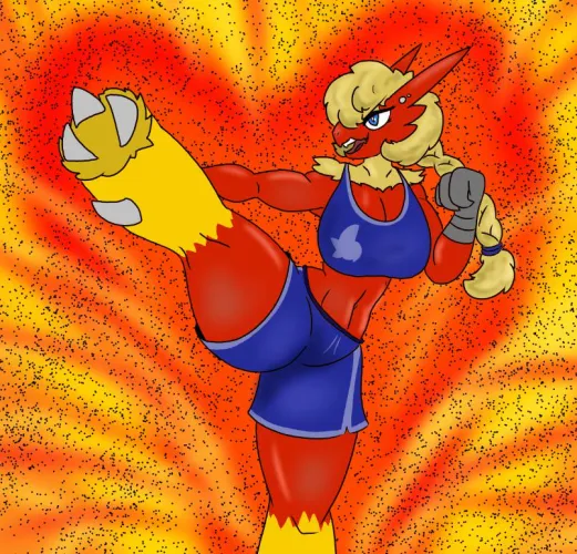 Lexi giving a kick (OC)