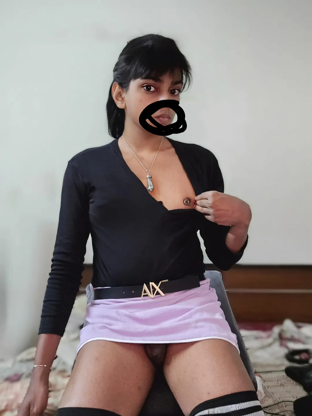 Look at that little girl peeking out