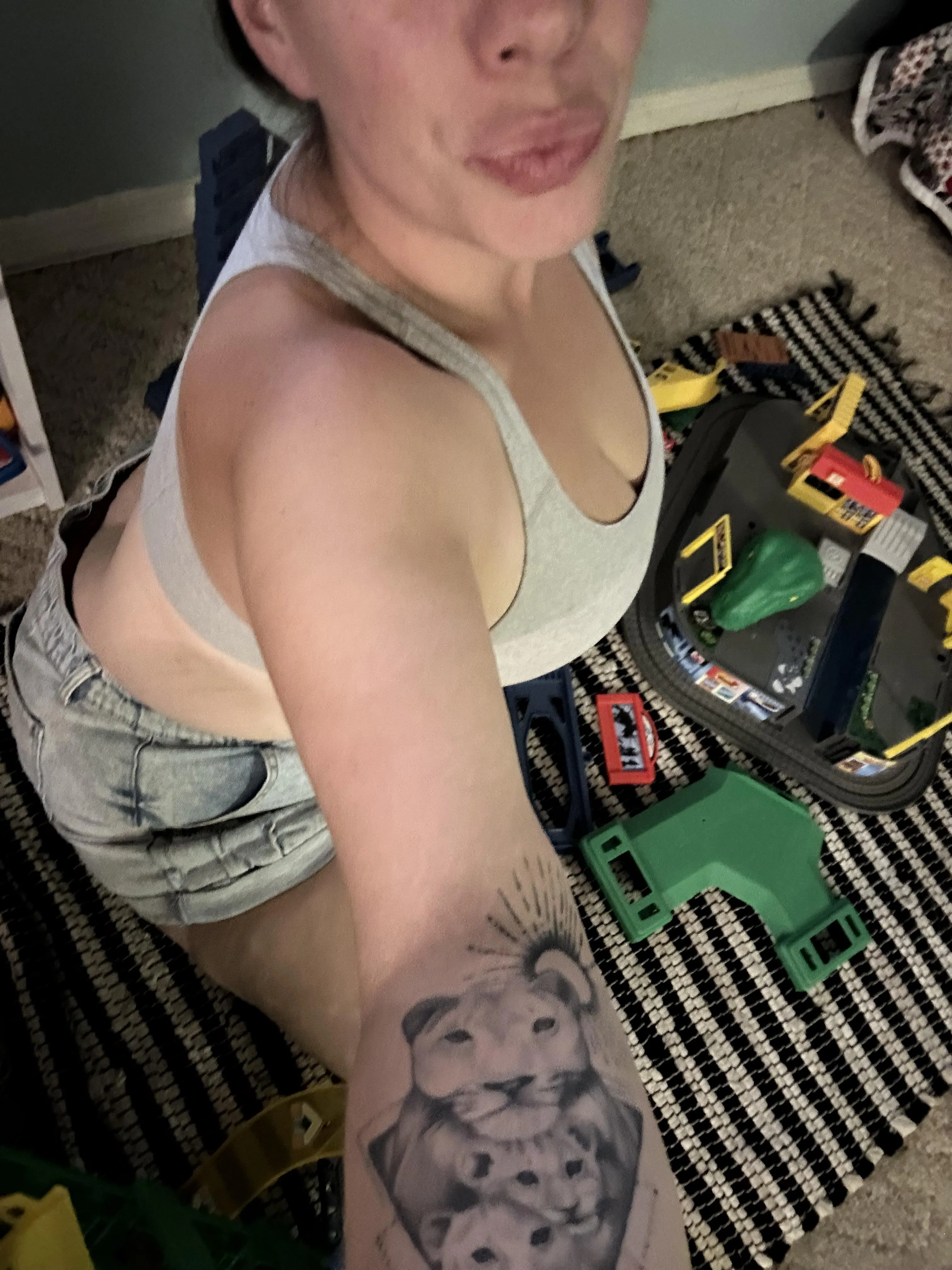 Mommy Is Busy Tonight Putting Together Toys 😘 Bra is available 😮‍💨