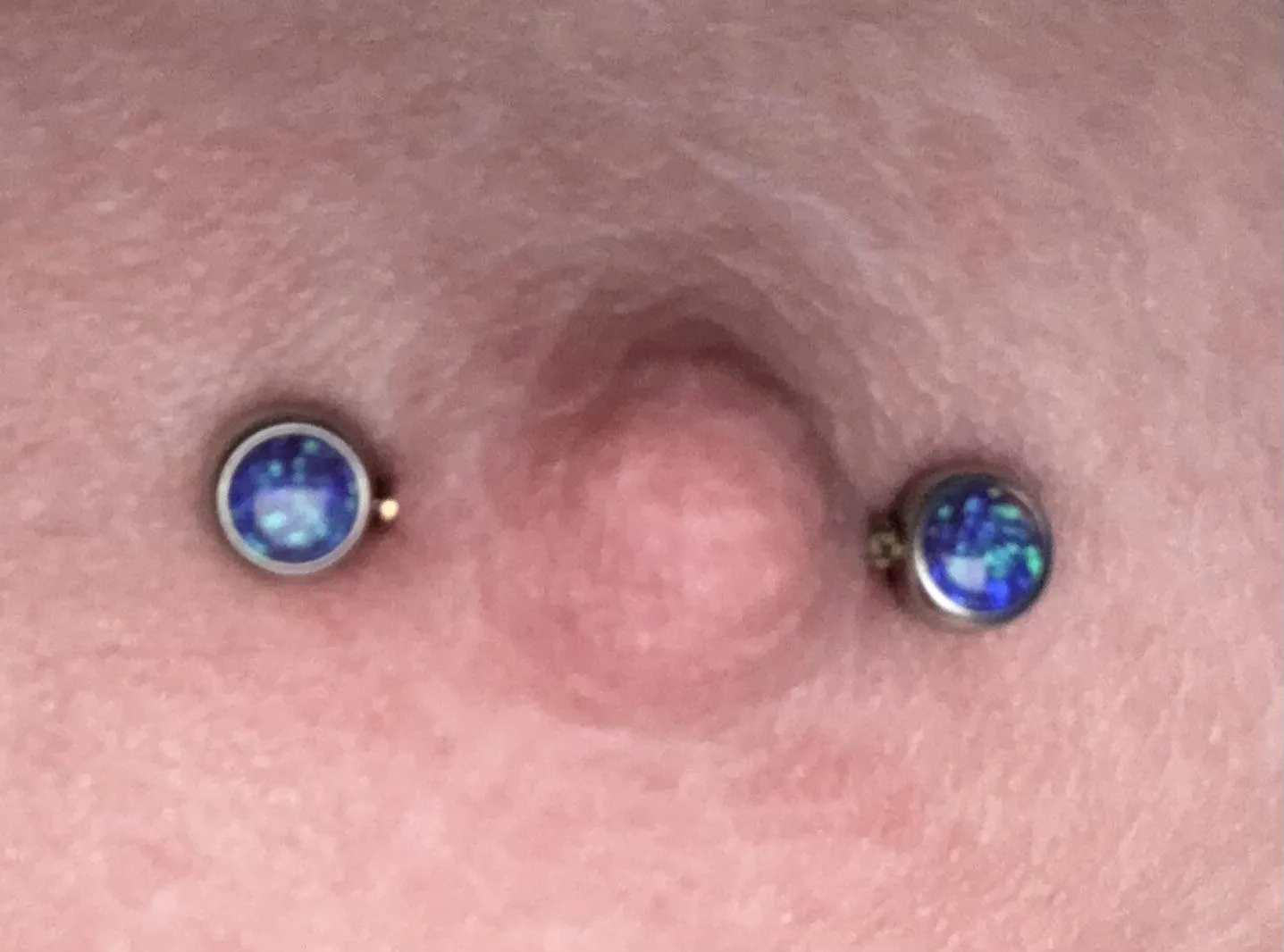 New nipple piercings