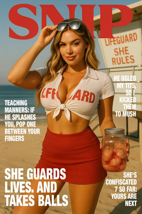 SNIP: She Guards Lives, and Takes Balls (No ImageFap)