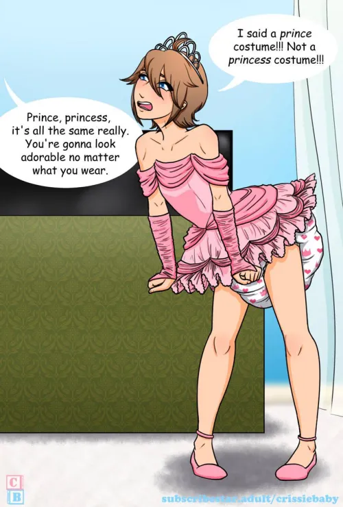 This costume fits you better sissy xoxo