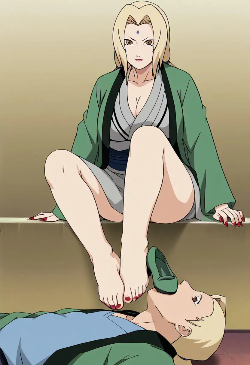 [Tsunade] Foot Sniffing session
