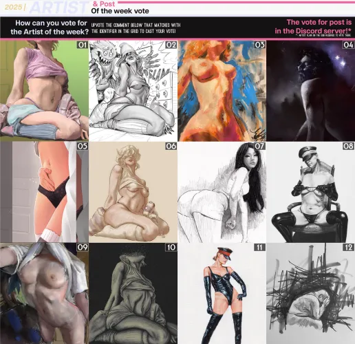 ¡¡Vote for the Artwork & Post of the week!!