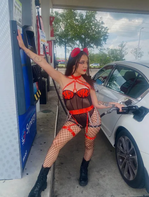 What would you do if you saw me pumping gas at the gas station and your wife was in the passenger seat?
