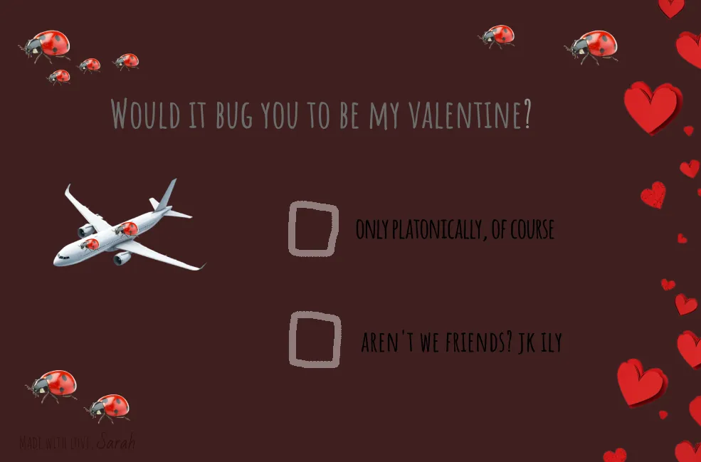 A love bug valentine🐞❤️