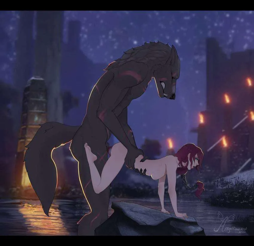 Blaidd and Ranni (Angellsview3)