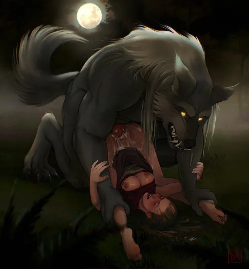 Caught under the moon (Bubblyred)