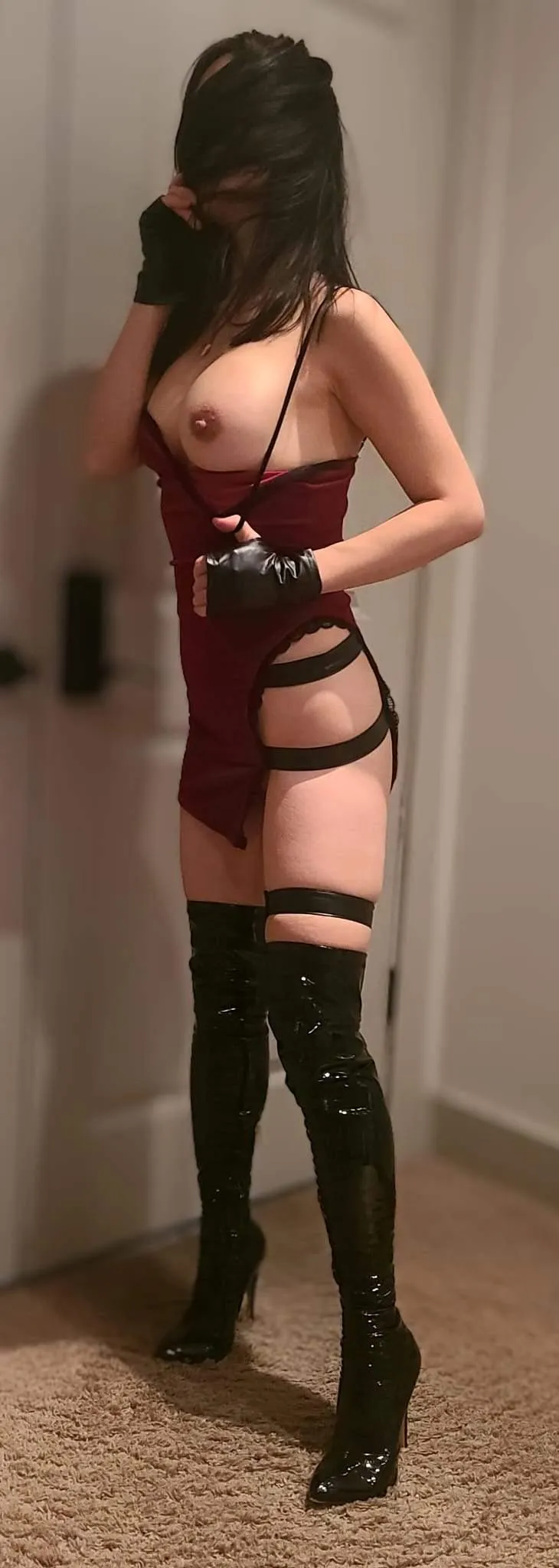 I feel the most comfortable in my big boots