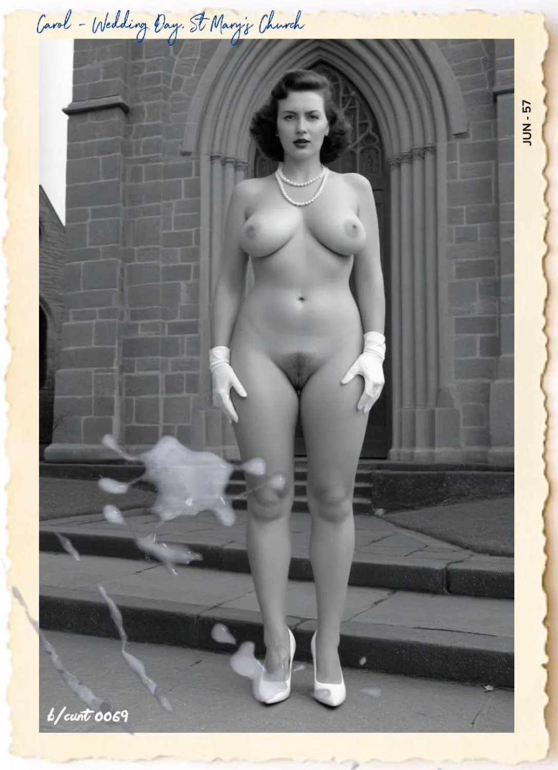 Jerked Off to an Old Pic of Grandma’s Wedding Day