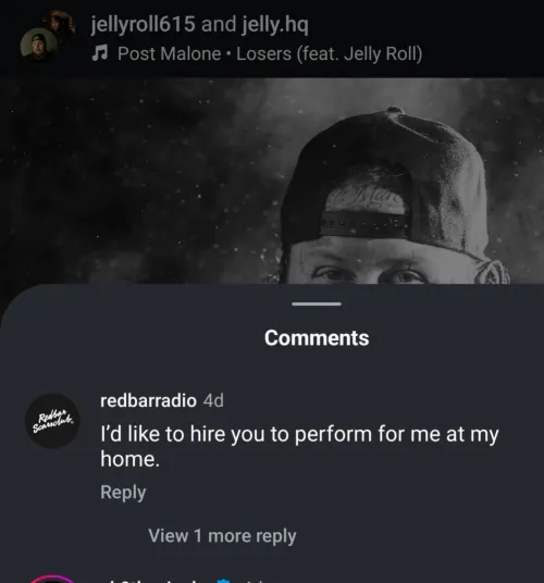 Mikes comment on Jelly Rolls post