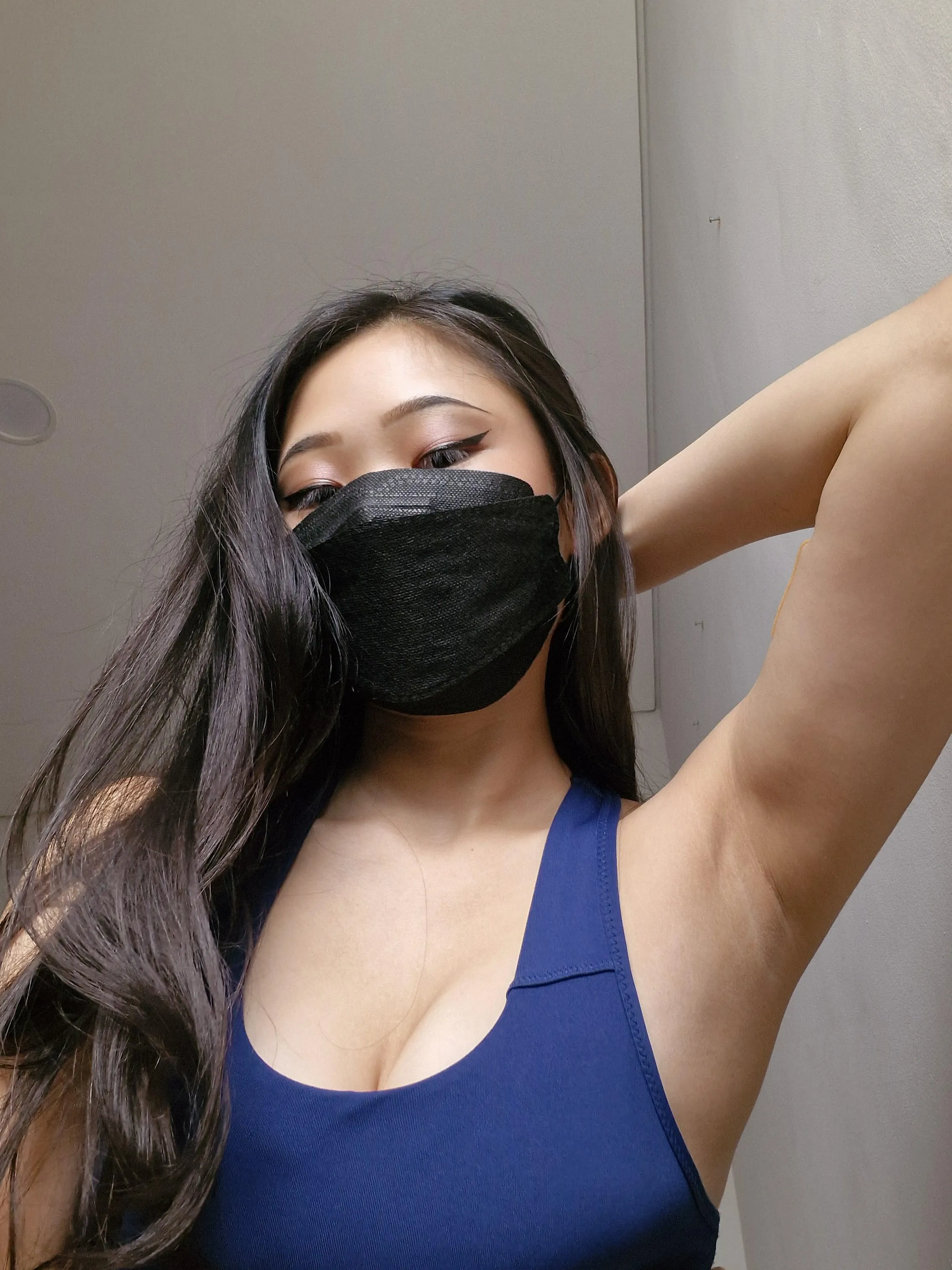 And again post gym photos