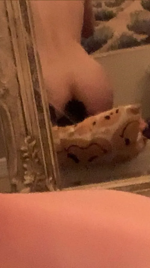 can barely see it but yeah