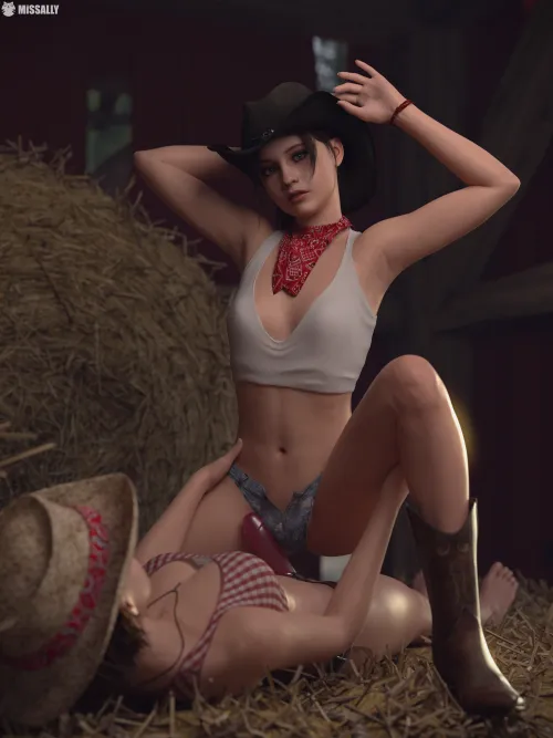 Claire Redfield and Jill Valentine (MissAlly)