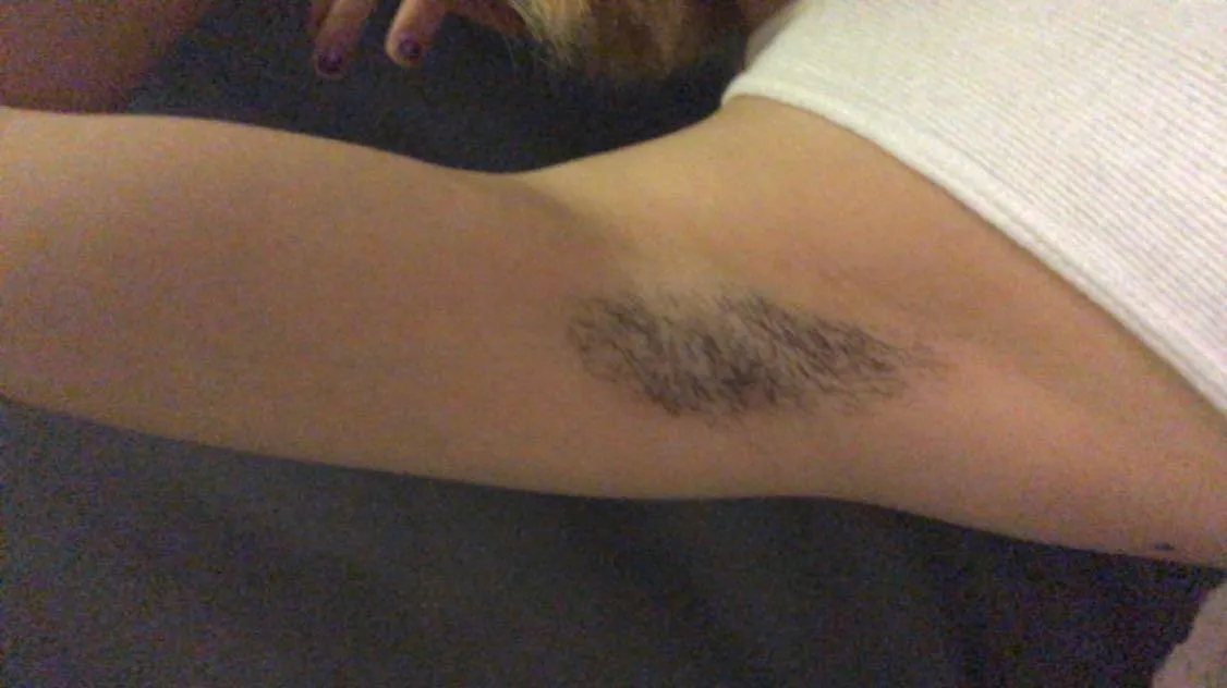 Hope you like this angle of my armpit :)