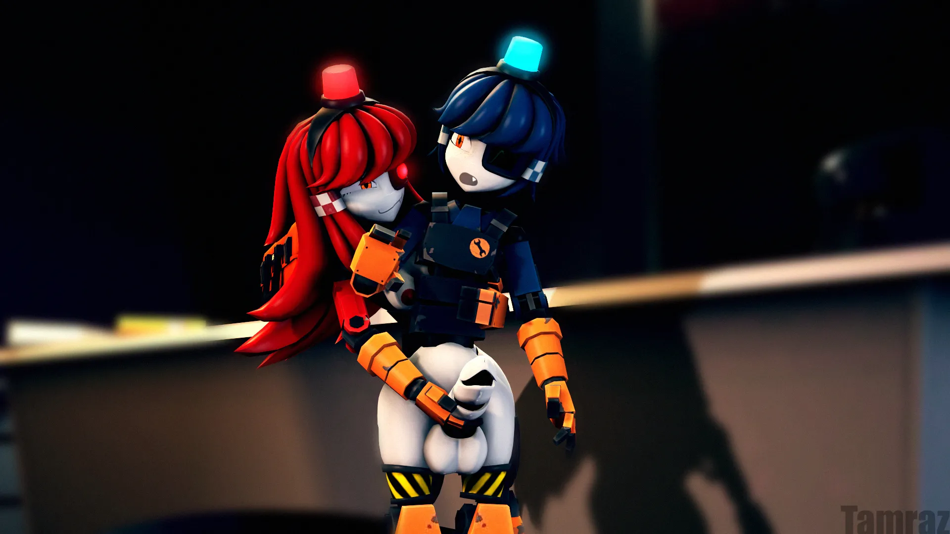 Mimi-Sentry teasing Dell-Spencer