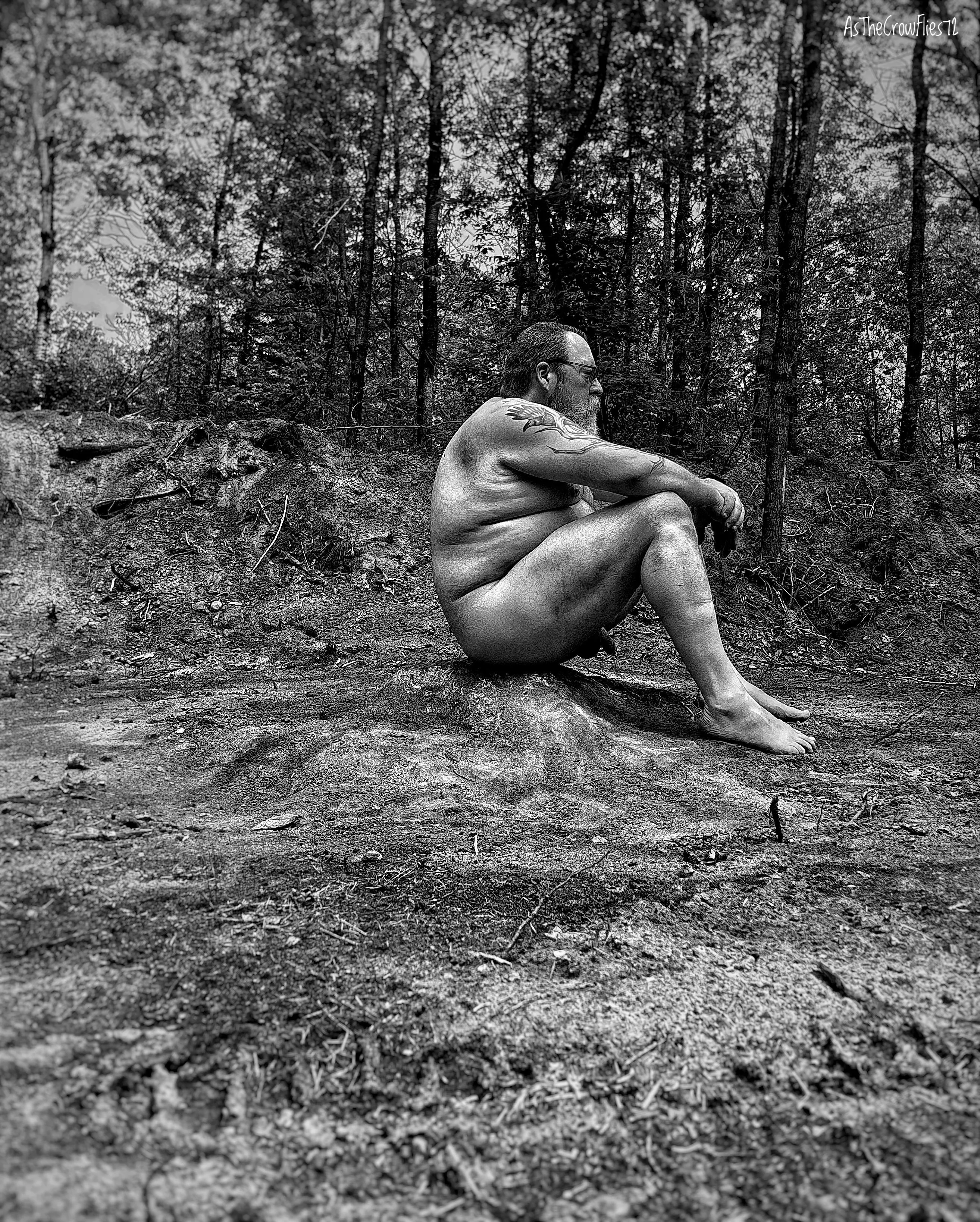 On a rock