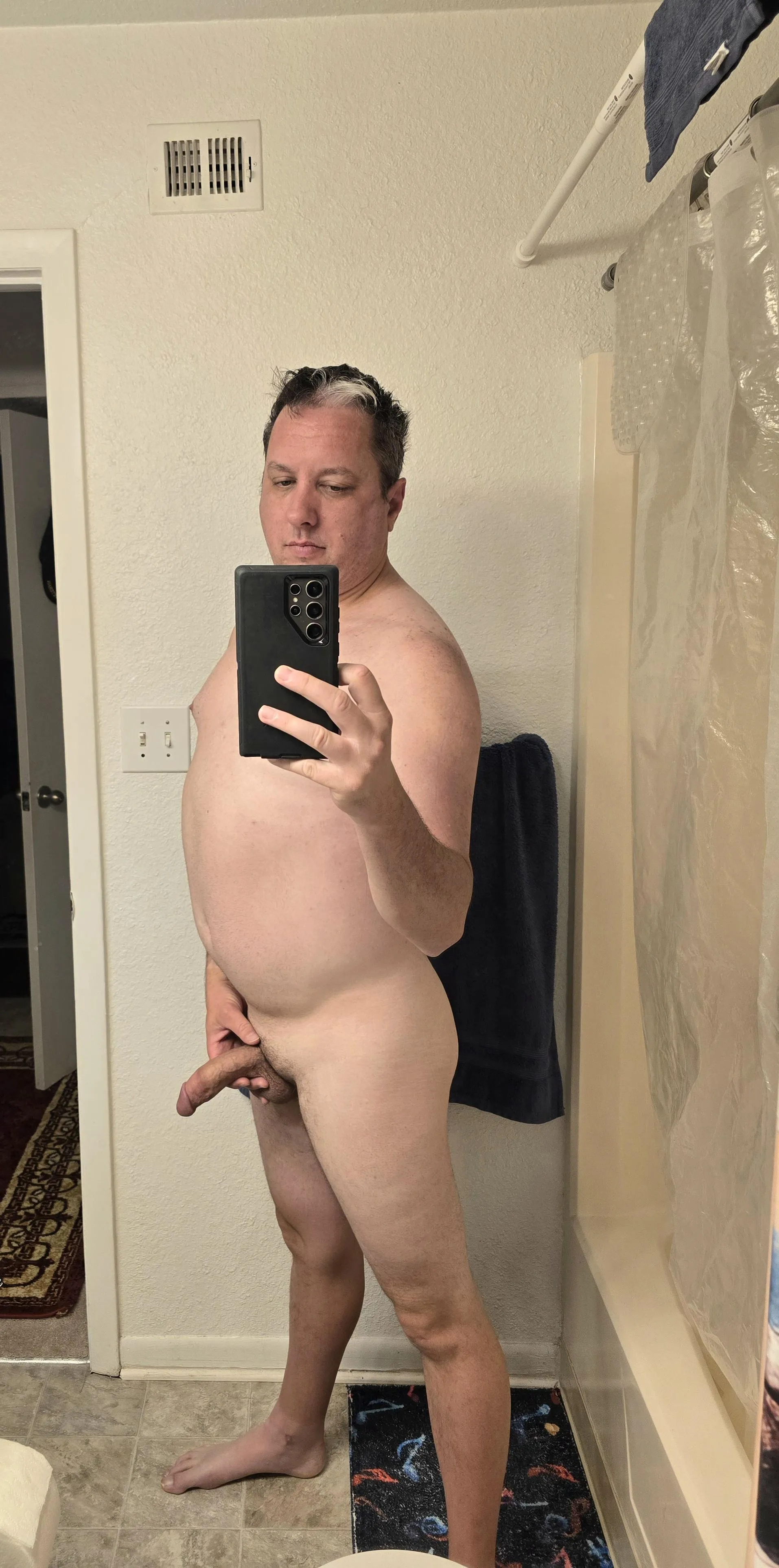 Getting ready to shower earlier this morning (43) M4m Asheville