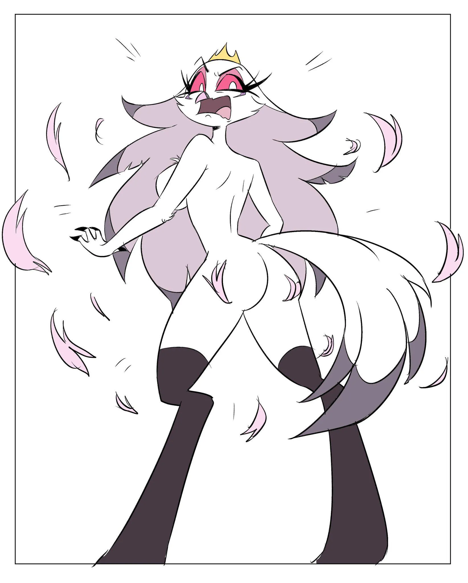 Helluvaboss X Highschool DXD (By peyg sus on X)