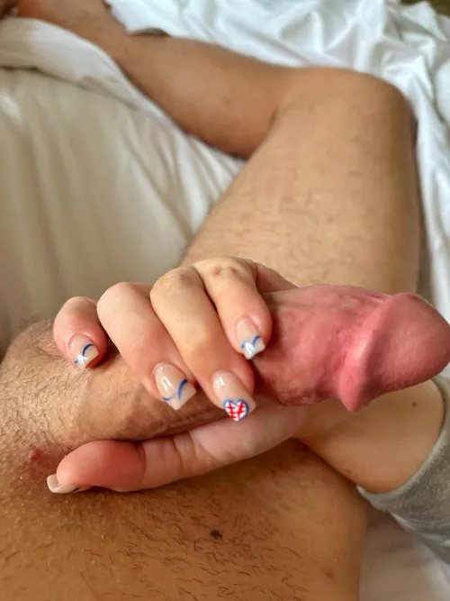 Nothing better than a causal handy in the morning!