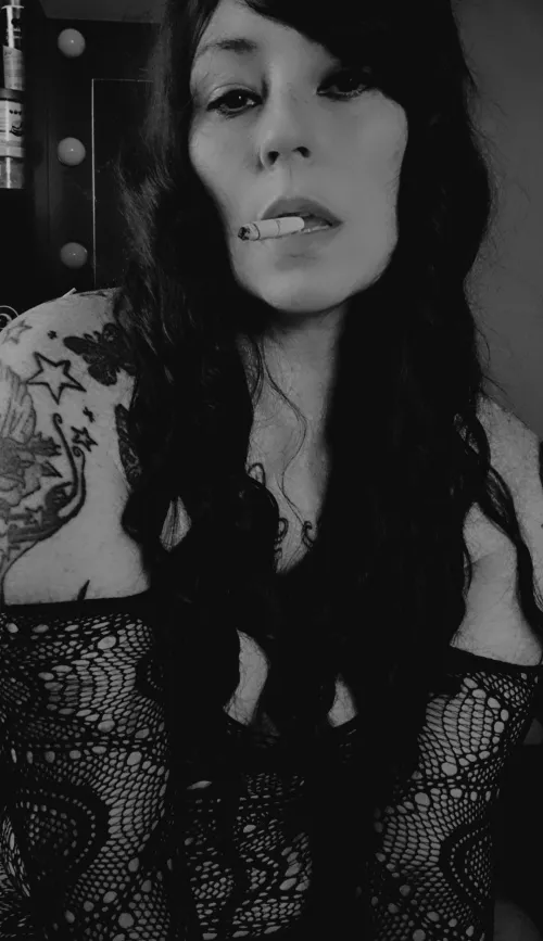 A lil black n white dangle