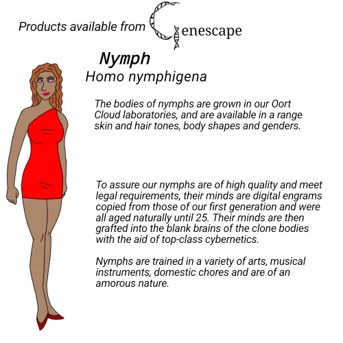 Genescape products: nymphs