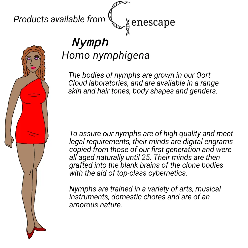 Genescape products: nymphs