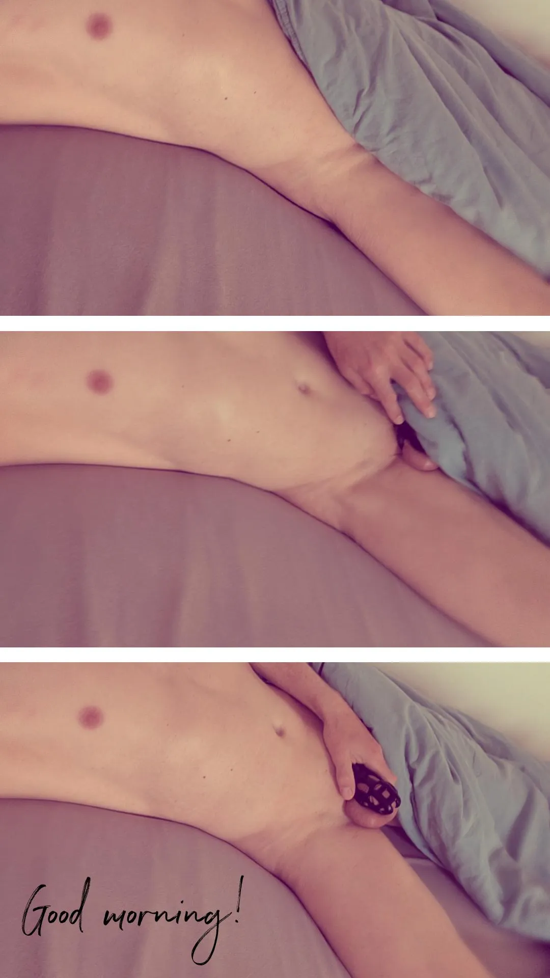 Guten Morgen! Euch ein schönes keusches Wochenende!!