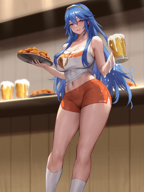 Hooters Lucina (commission by ChihunHentai)